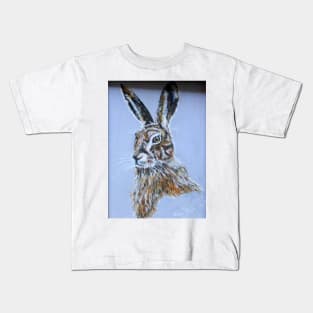 HARE PORTRAIT Kids T-Shirt